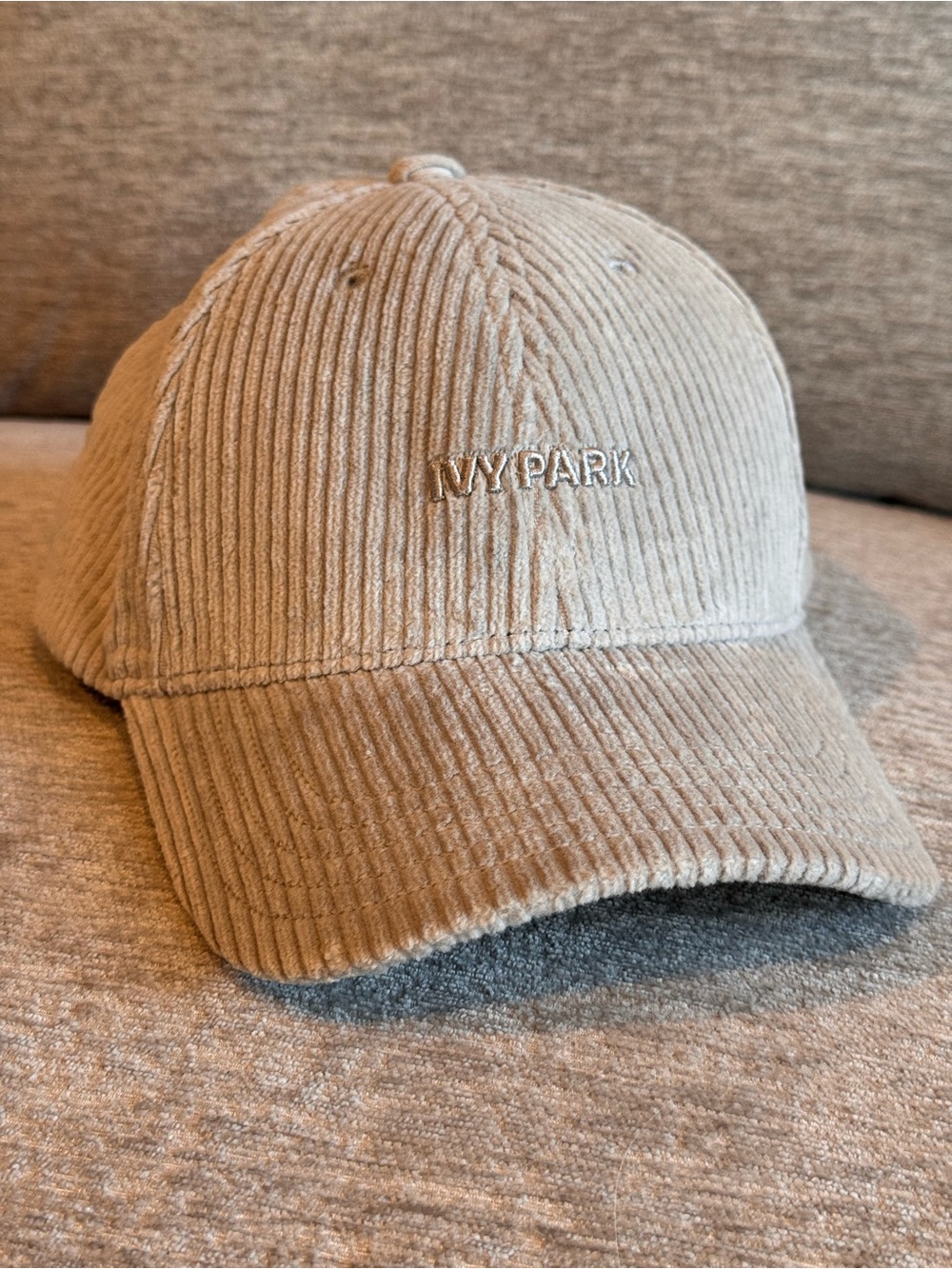 adidas x IVY PARK Corduroy Baseball Cap Grey - Like New. RARE!